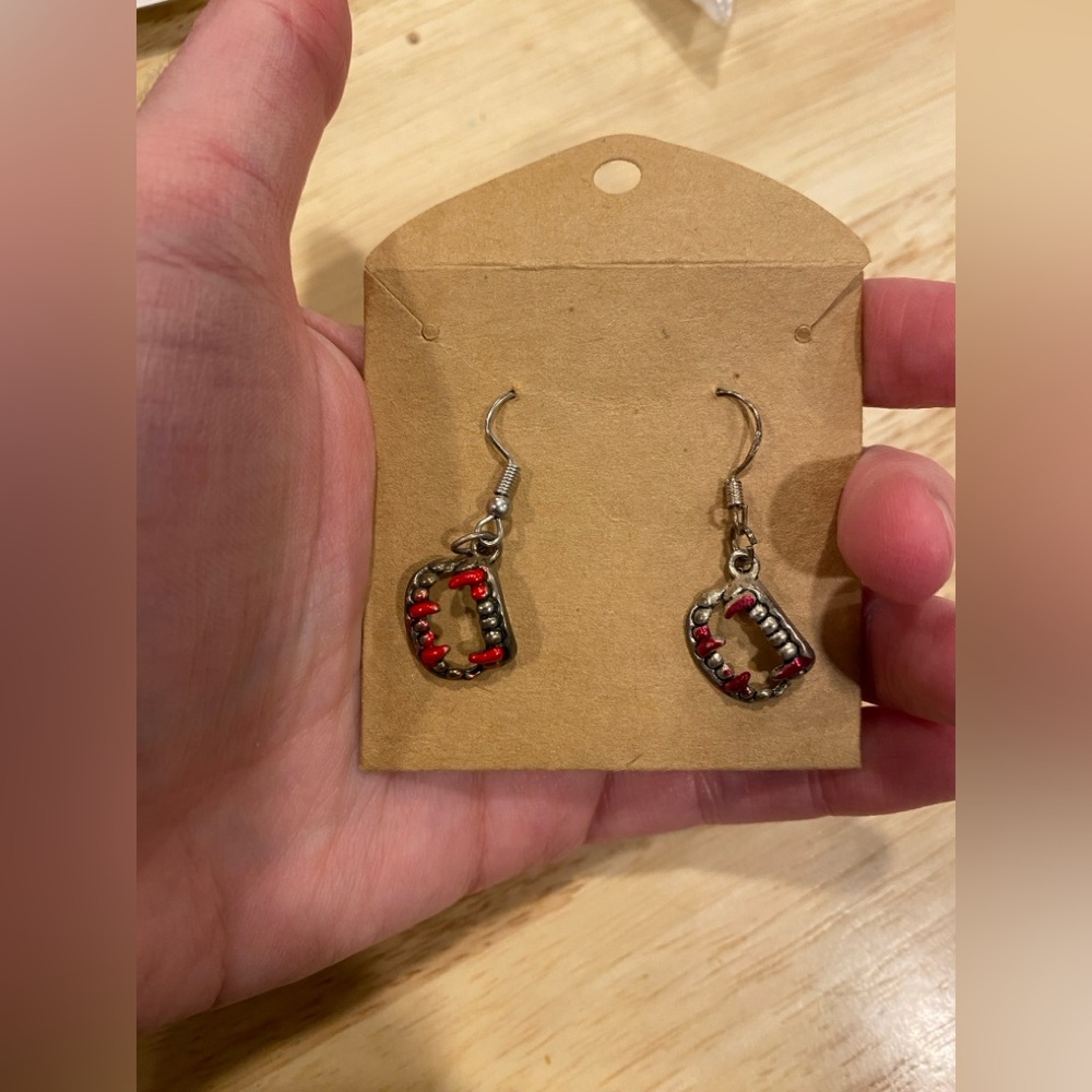 3/$10 Vampire Bite Earrings